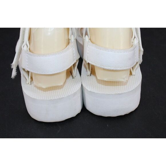 Teva Sandals Womens 9 Midform Universal Platform Strappy White Casual 1090969 - Picture 8 of 11